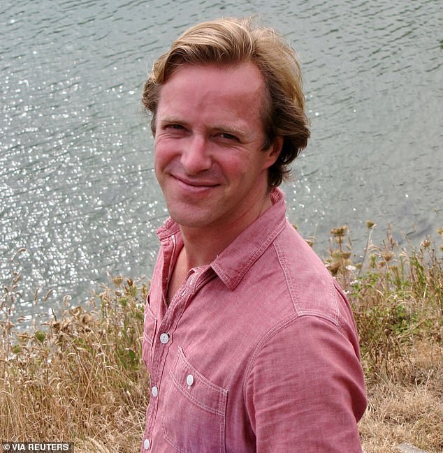 Mr Kingston (pictured), the husband of Lady Gabriella Windsor, took his own life after an adverse reaction to the medication he was prescribed, an inquest heard.